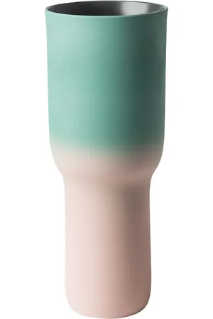 POLSPOTTEN Jarrón Pequeño Sherbet Verde Y Rosa