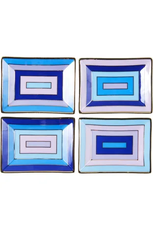 Jonathan Adler Set De 4 Bandejas Petite Scala