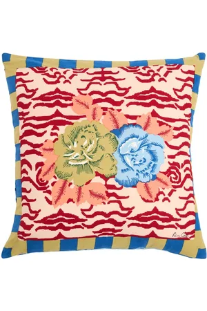 LISA CORTI Cojín Indian Tiger Red