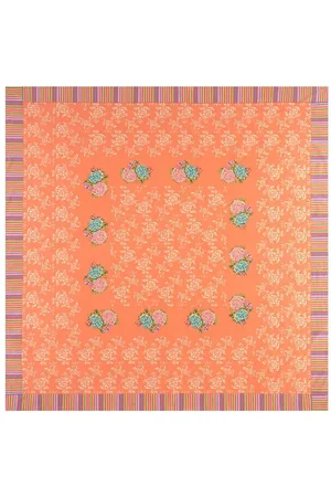 LISA CORTI Mantel Kandem Queen Peach De Algodón