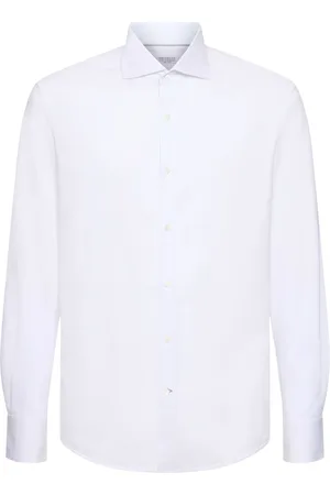 Brunello Cucinelli Camisa De Jersey De Algodón