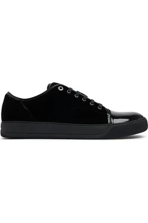 Lanvin Sneakers De Terciopelo Y Piel