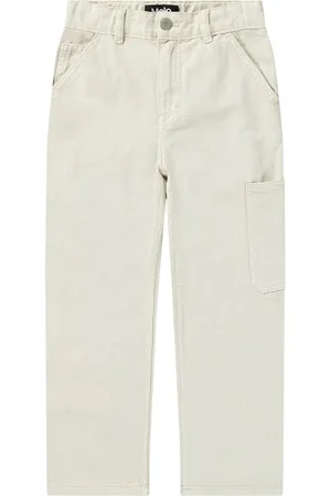 Molo Pantalones De Gabardina De Algodón