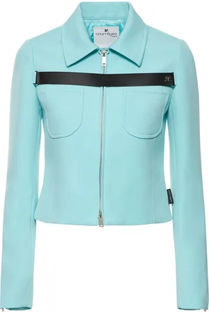 Courrèges Chaqueta De Sarga Con Correa