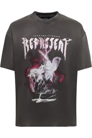 Represent Camiseta De Algodón Estampada