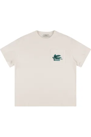 Etro Camiseta De Jersey De Algodón Con Logo