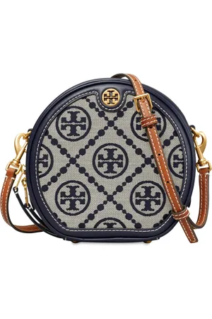 Tory Burch Bolso De Mezcla De Algodón Con Monograma T
