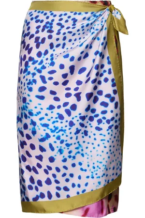 DRIES VAN NOTEN Falda Sarong De Seda