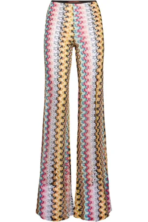 Missoni Pantalones Acampanados De Encaje