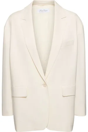 Max Mara Blazer Oversize De Algodón