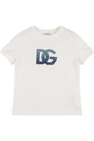 Dolce & Gabbana Camiseta De Jersey De Algodón Con Decoraciones
