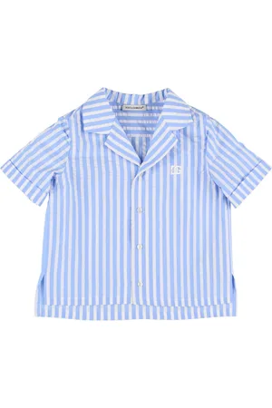 Dolce & Gabbana Camisa De Popelina De Algodón Estampada