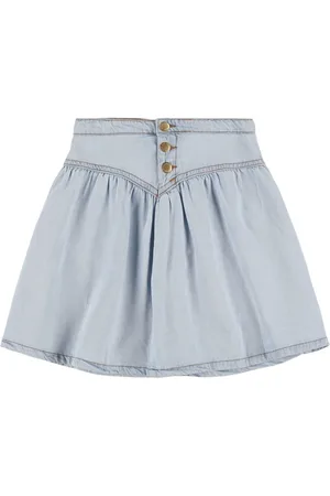 Molo Falda De Denim De Algodón