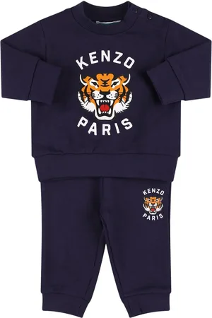 Kenzo Sudadera Y Pantalones De Felpa De Algodón