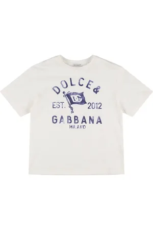 Dolce & Gabbana Camiseta De Algodón Jersey Con Logo