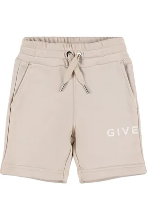 Givenchy Shorts De Algodón Con Logo