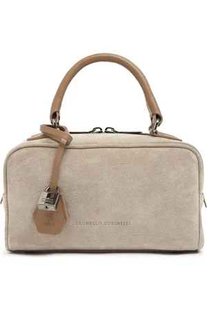 Brunello Cucinelli Bolso De Mano Softy Velour De Ante
