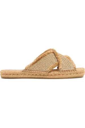 Jimmy Choo Sandalias De Rafia 10mm