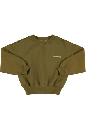 Main Story Sudadera De Algodón Orgánico Bordada
