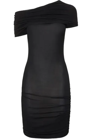 Rick Owens Vestido Corto De Algodón