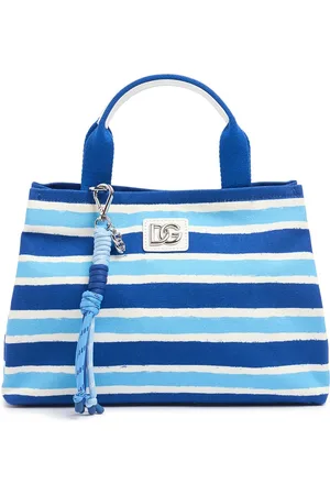 Dolce & Gabbana Bolsa De Piel Y Algodón Estampado