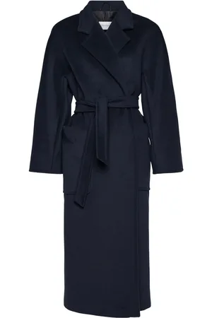 Max Mara Abrigo Largo De Lana Y Cashmere