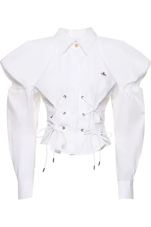 Vivienne Westwood Camiseta De Algodón Con Cordones