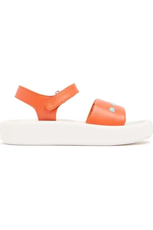 Marni Sandalias De Piel Sintética Estampada