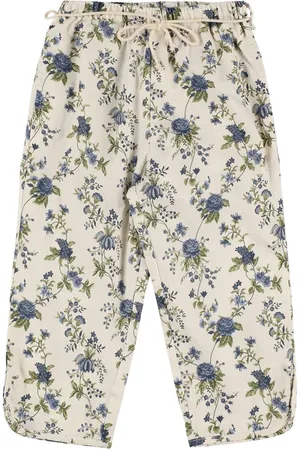 Babe & Tess Pantalones De Mezcla De Algodón Estampados
