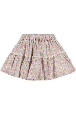 MIPOUNET Falda De Algodón Voilé Estampada