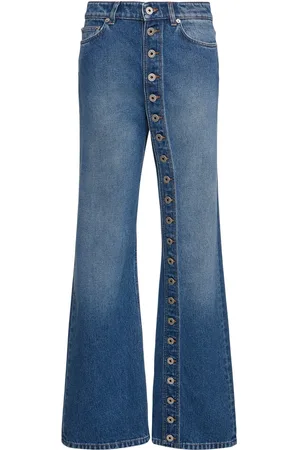 Jean Paul Gaultier Jeans Anchos De Denim