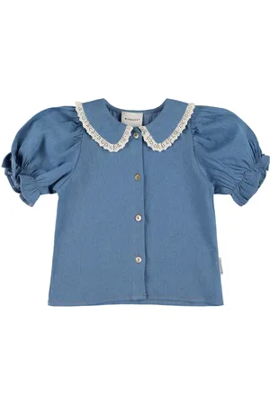 MIPOUNET Camisa De Algodón Chambray