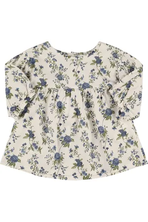 Babe & Tess Camisa De Algodón Y Lino Con Estampado