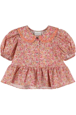 MIPOUNET Camisa De Algodón Voilé Estampado