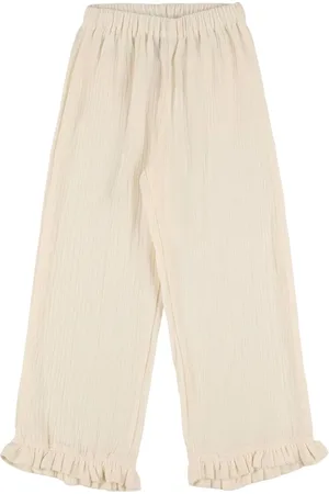 MIPOUNET Pantalones De Muselina De Algodón