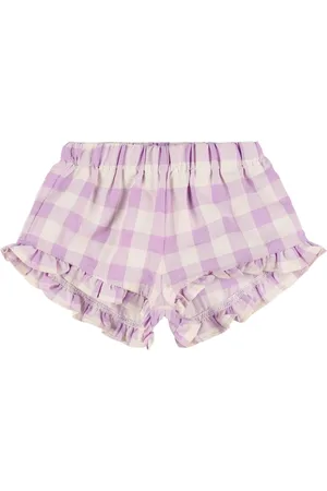 MIPOUNET Shorts De Algodón Seersucker