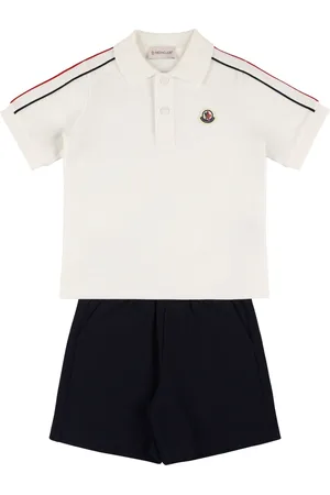 Moncler Camiseta Y Shorts De Algodón