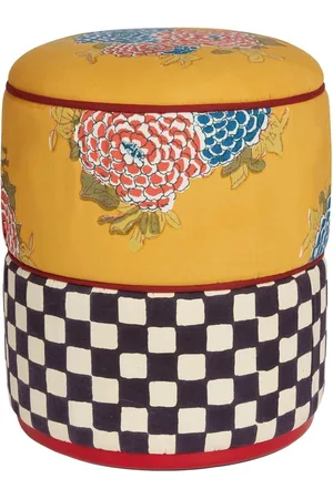 LISA CORTI Pouf Corolla And Big Check