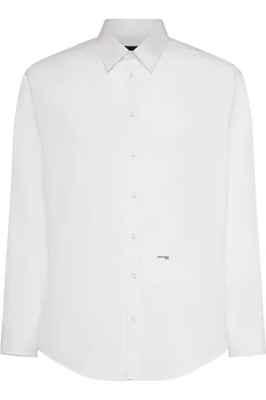 Dsquared2 Camisa De Popelina De Algodón