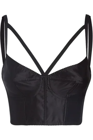 Dolce & Gabbana Top Corto De Satén
