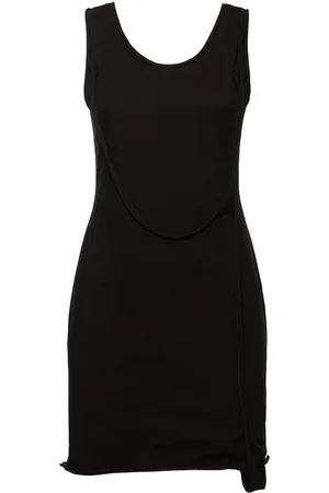 Helmut Lang Vestido De Algodón Sin Mangas