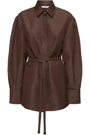 Max Mara Camisa De Lino Y Seda