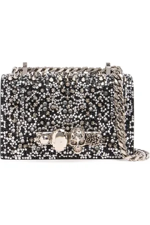 Alexander McQueen Bolso De Hombro Mini Jewelled De Piel