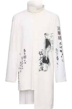 YOHJI YAMAMOTO Camisa Asimétrica De Algodón