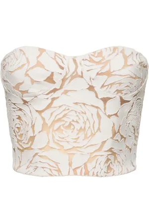 ERMANNO SCERVINO Top De Algodón Bordado