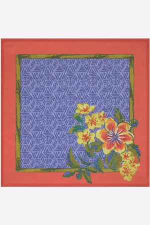 LISA CORTI Set De 4 Servilletas Oriental Pervinch