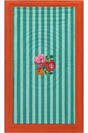 LISA CORTI Edredón Junior Nazim Stripes Aqua Veronese