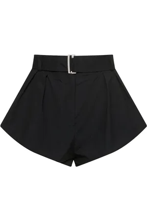 MAGDA BUTRYM Shorts De Algodón Con Cinturón
