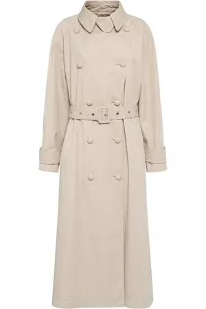 Dolce & Gabbana Abrigo Trench De Drill De Algodón