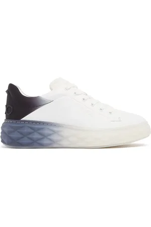 Jimmy Choo Sneakers Diamond Maxi De Piel Y Lycra